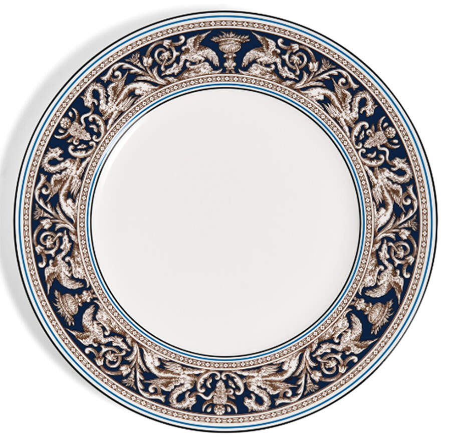 Florentine Navy Dinner Plate by Wedgwood-1