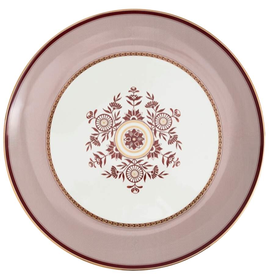 Splendour Red Service Plate (Charger) by Wedgwood-1