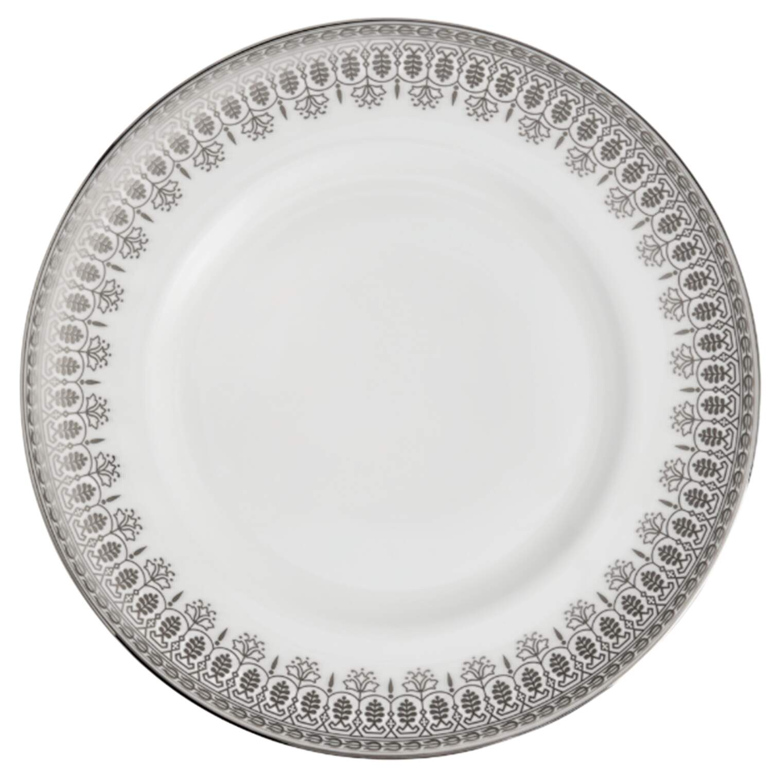 Splendour Silver Dinner Plate by Wedgwood-1