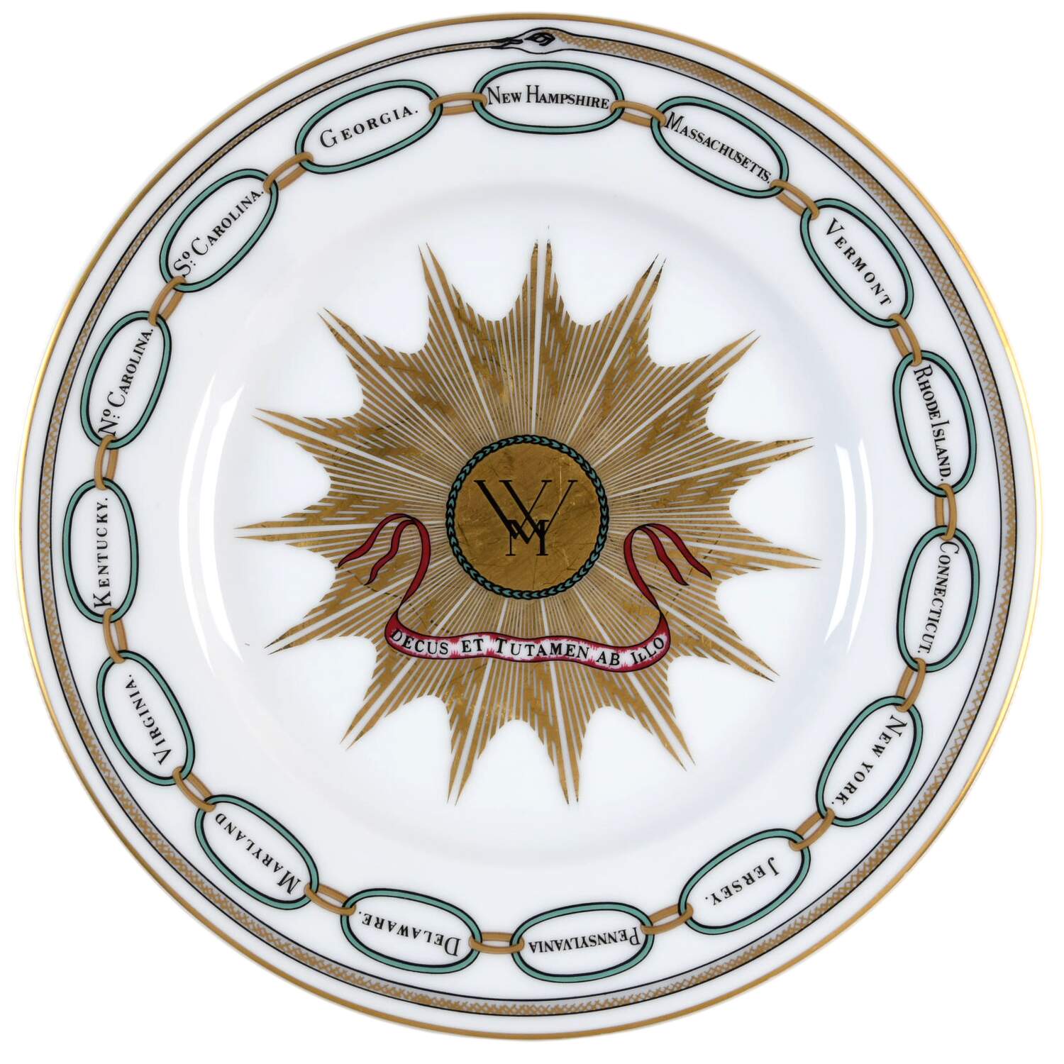 The White House Collection (Black Backstamp) Salad/Dessert Plate by Woodmere-1