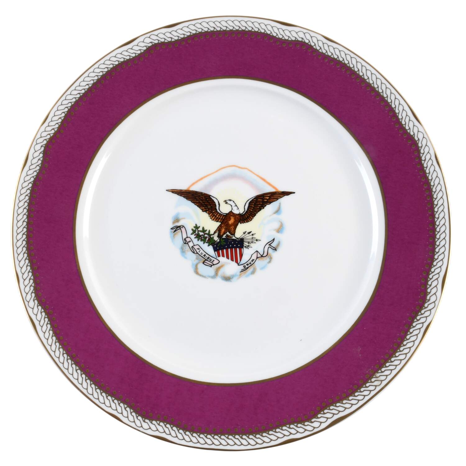 The White House Collection (Black Backstamp) Dinner Plate by Woodmere-1