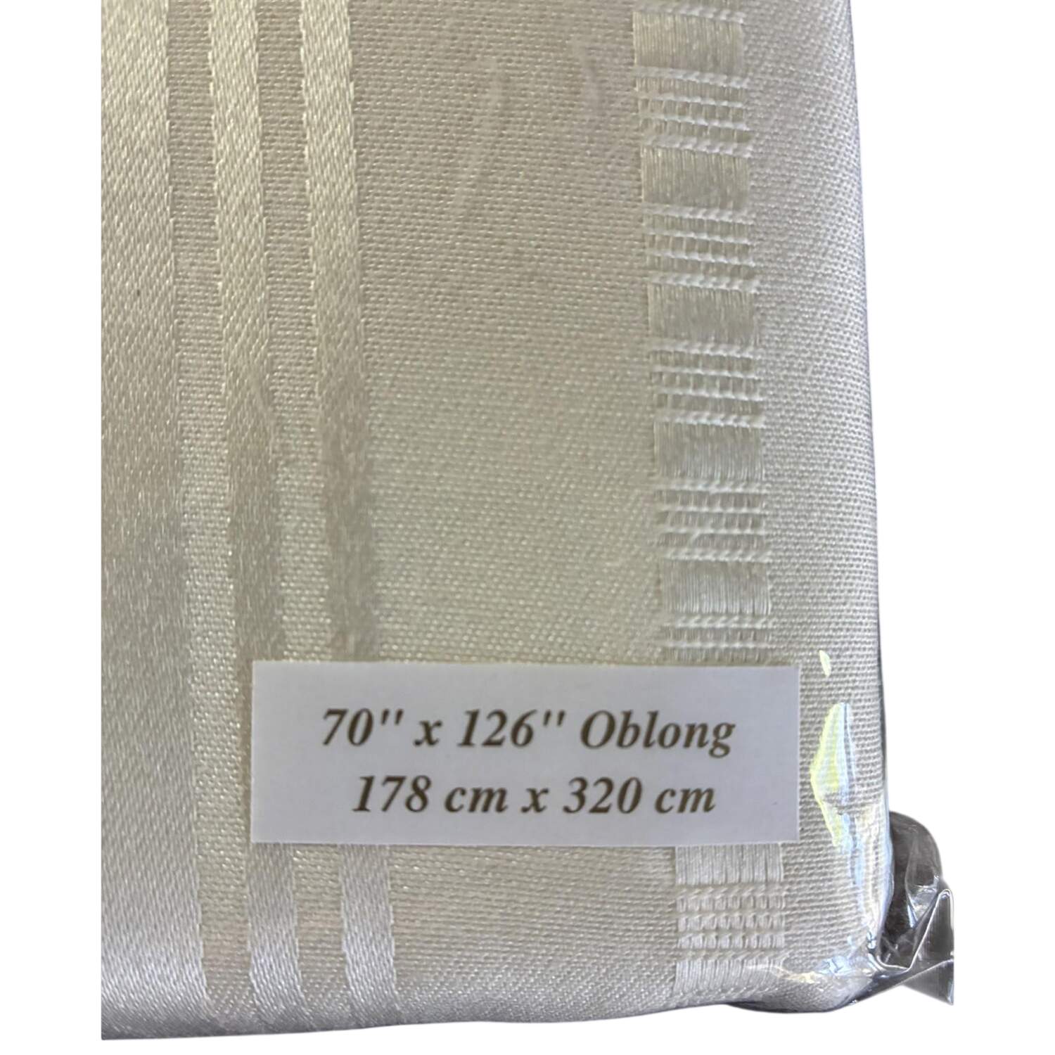 Linens 70" x 126" Oblong Tablecloth by Waterford China-1