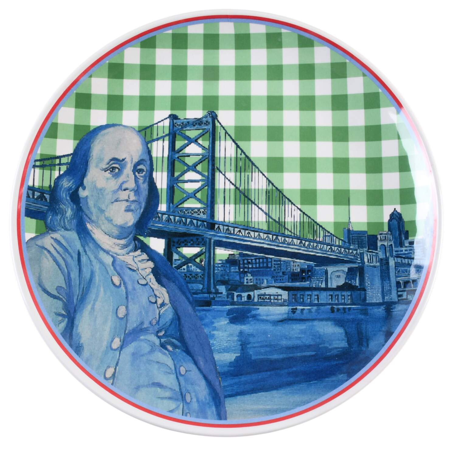 Sheila Bridges Philadelphia Melamine Dinner Plate by Walmart (Wal-Mart)-1