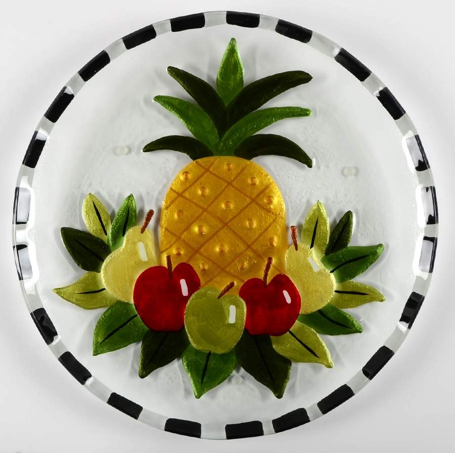 Giftware Q  Pineapple Platter by Silvestri-Demdaco-1