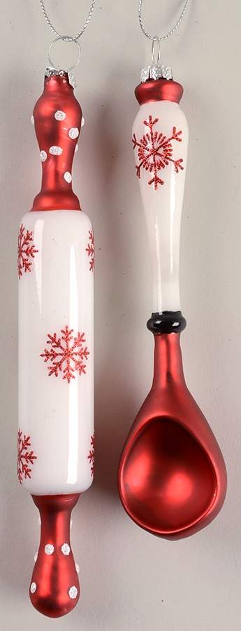 Giftware Q  Spoon And Rolling Pin Ornament by Silvestri-Demdaco-1