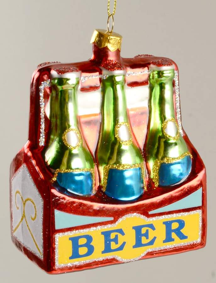 Giftware Q  Beer 6 Pack Ornament by Silvestri-Demdaco-1