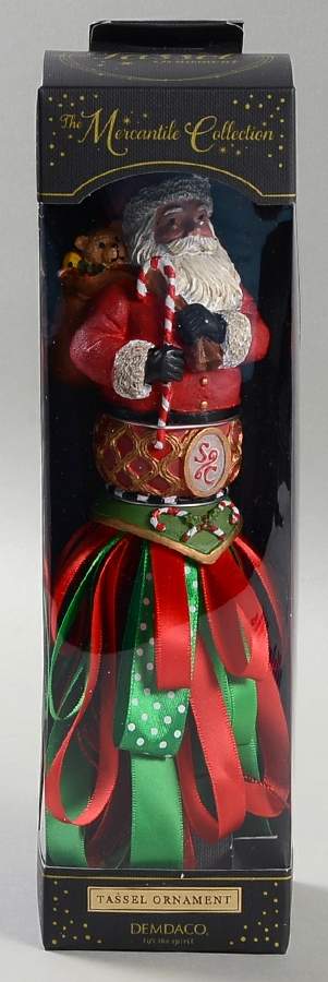 Giftware Q  Santa Tassel Ornament by Silvestri-Demdaco-1