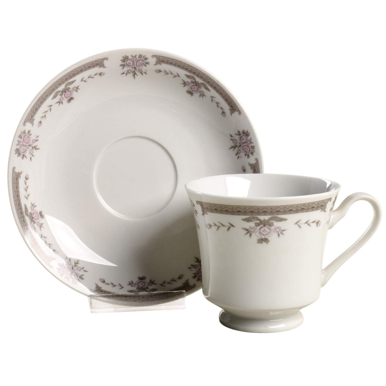 XIA1 Footed Cup & Saucer Set by Xiangtangpai-1
