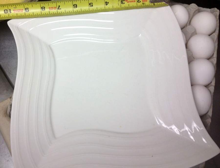 Sam & Squito Square Dinner Plate by Xiahe Co-1