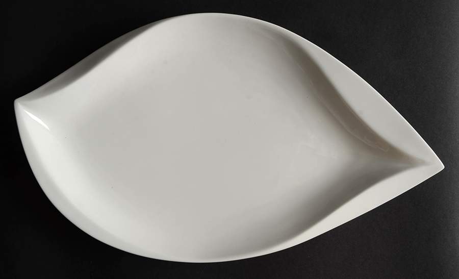 Sam & Squito 14" Leaf Shaped Platter by Xiahe Co-1