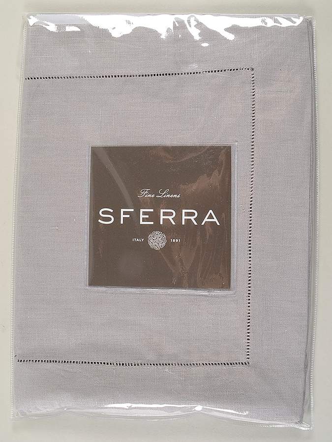 Fine Linens, Napkins (4 Pack) 14" x 20" Gray Placemat by Sferra-1