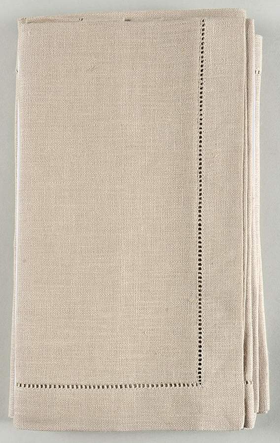 Fine Linens, Napkins (4 Pack) 20" x 20" Natural Napkin by Sferra-1