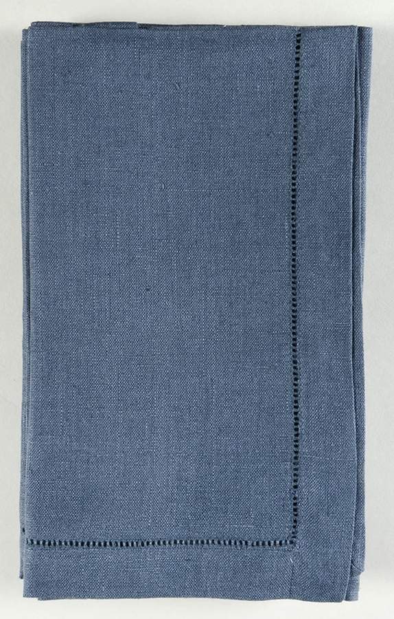 Fine Linens, Napkins (4 Pack) 20" x 20" Indigo Napkin by Sferra-1