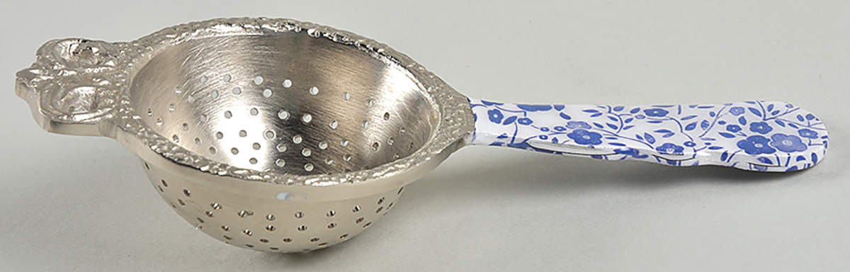 Giftware Blue & White Tea Strainer by One Hundred 80 Degrees-1