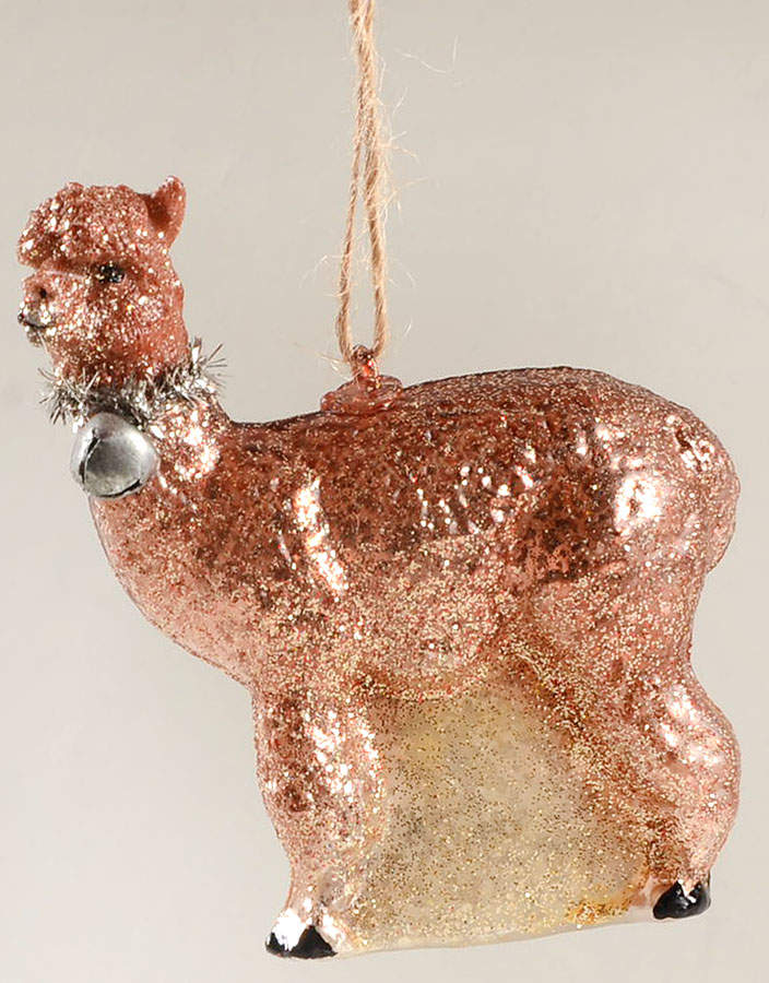 Giftware Brown/Gold Llama Orn by One Hundred 80 Degrees-1