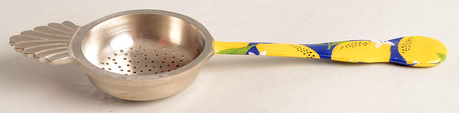 Melamine Dinnerware Lemon Tree Strainer Blue Background by One Hundred 80 Degrees-1