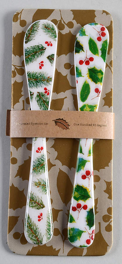 Melamine Dinnerware Botanical Spreader - Set of 2 by One Hundred 80 Degrees-1