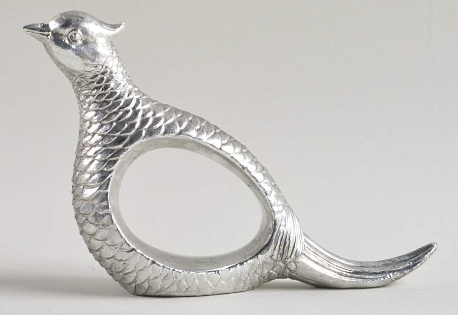 Giftware Pheasant/Partridge Nakpkin Ring by One Hundred 80 Degrees-1