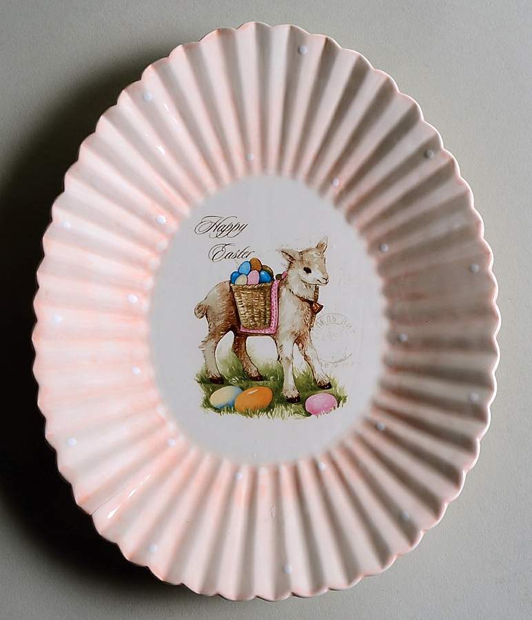 Giftware Vintage Easter Plate by One Hundred 80 Degrees-1