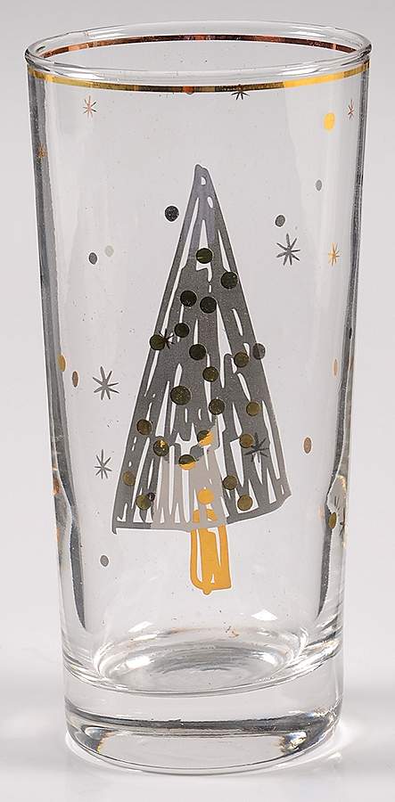 Holiday Tree Highball Glass by Circleware Crystal-1