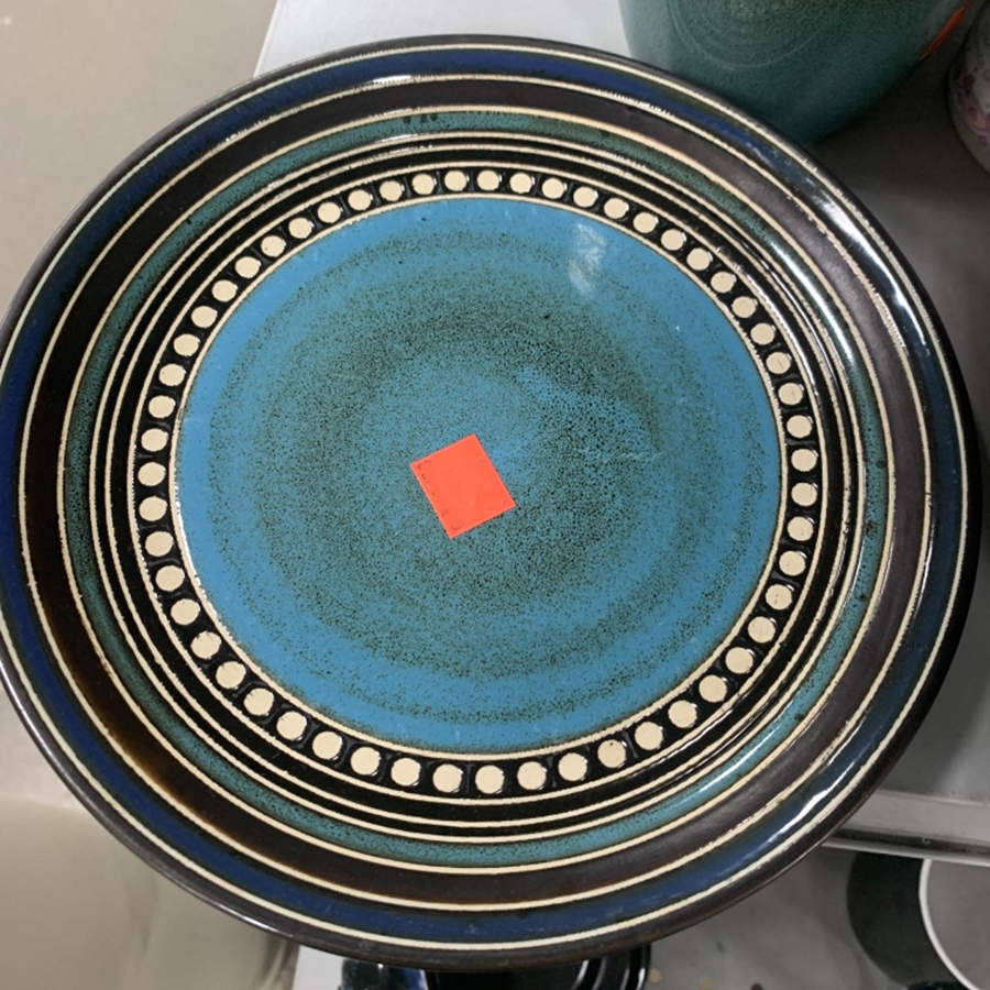 Tucson Aqua Salad Plate by Cook's Essentials-1
