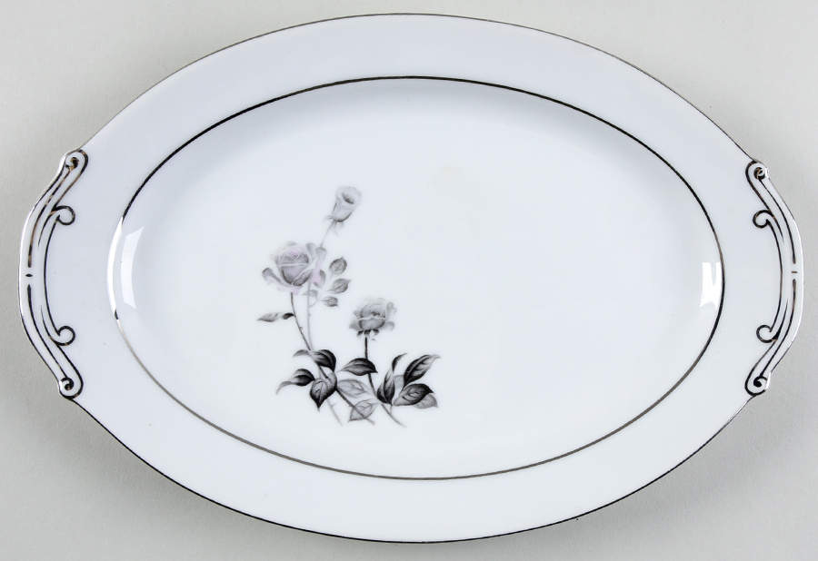 2351 12" Oval Serving Platter by Yamaka-1