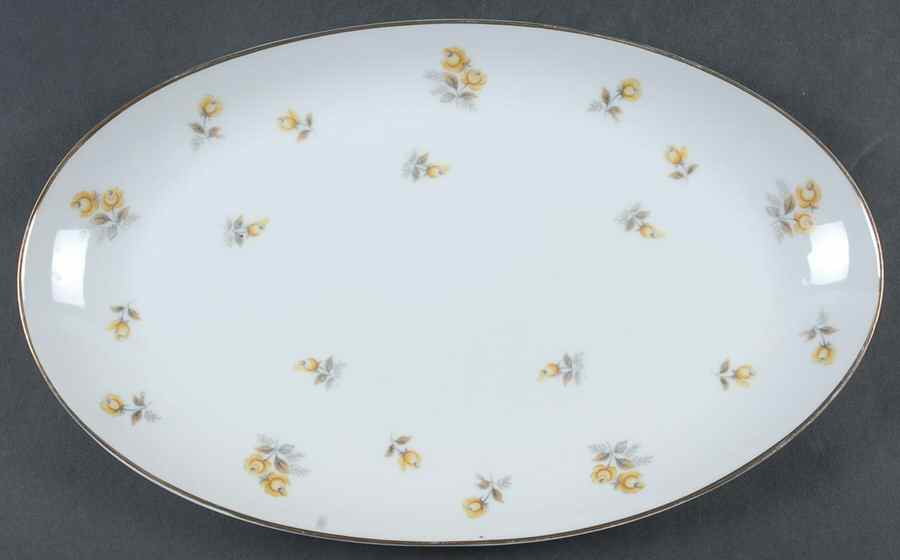 Ariel 12" Oval Serving Platter by Yamaka-1