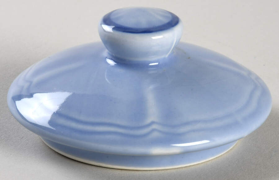 Auberge Blue Lid for Sugar Bowl by Yamaka-1