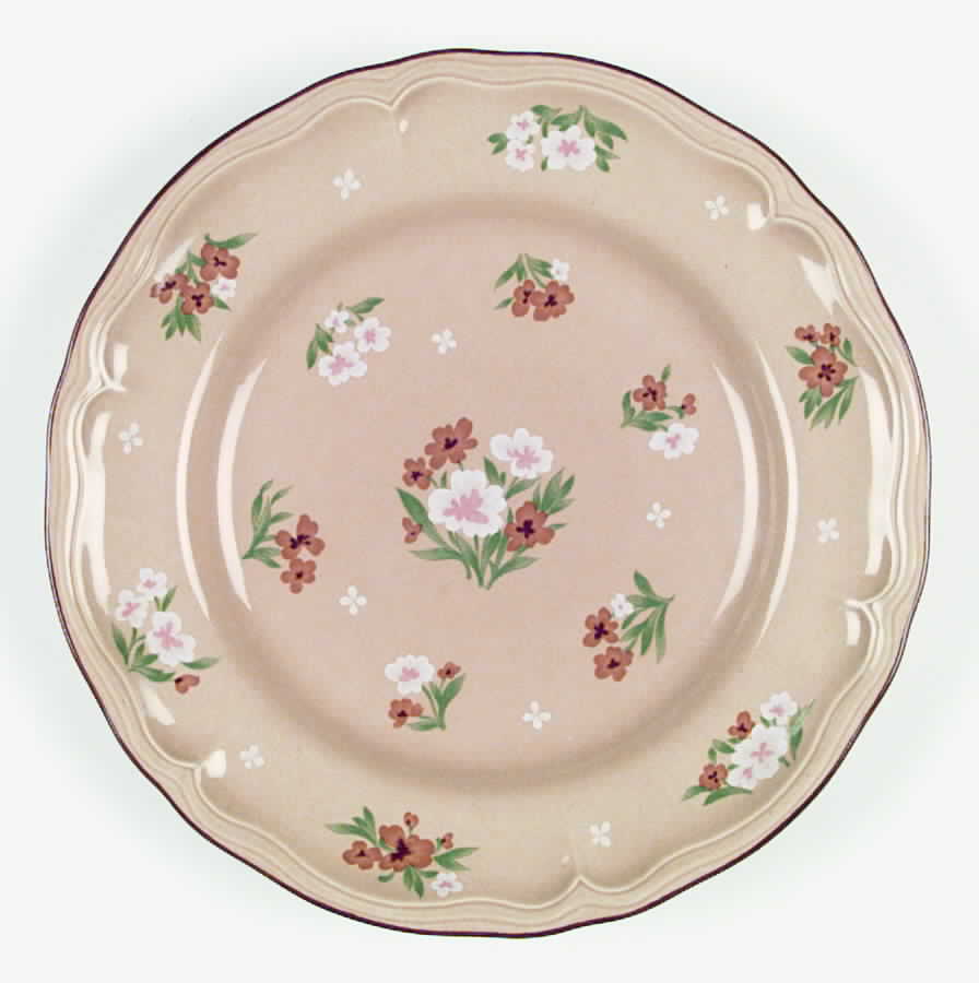 Auberge Brown Dinner Plate by Yamaka-1