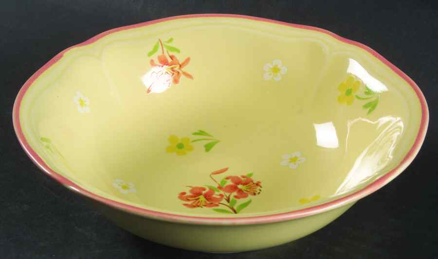 Auberge Yellow Coupe Cereal Bowl by Yamaka-1