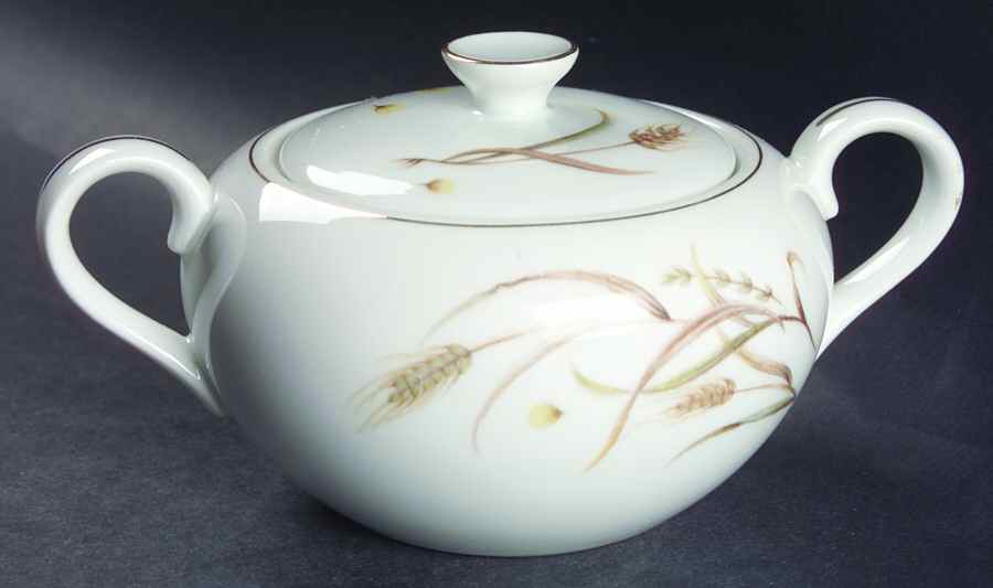 Autumn Pride Sugar Bowl & Lid by Yamaka-1