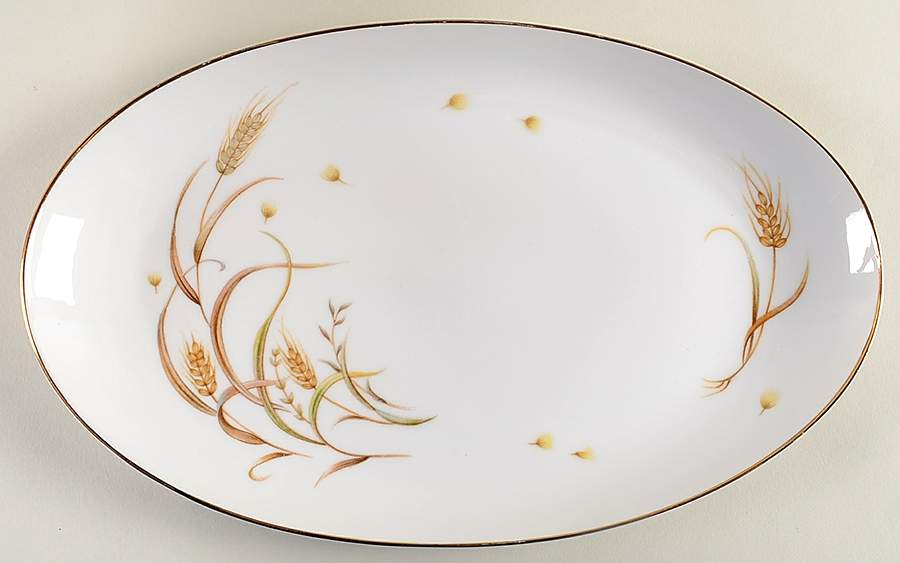 Autumn Pride 12" Oval Serving Platter by Yamaka-1