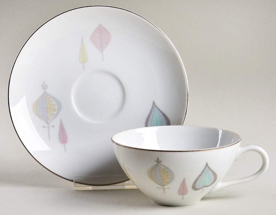 Bon Soir Flat Cup & Saucer Set by Yamaka-1