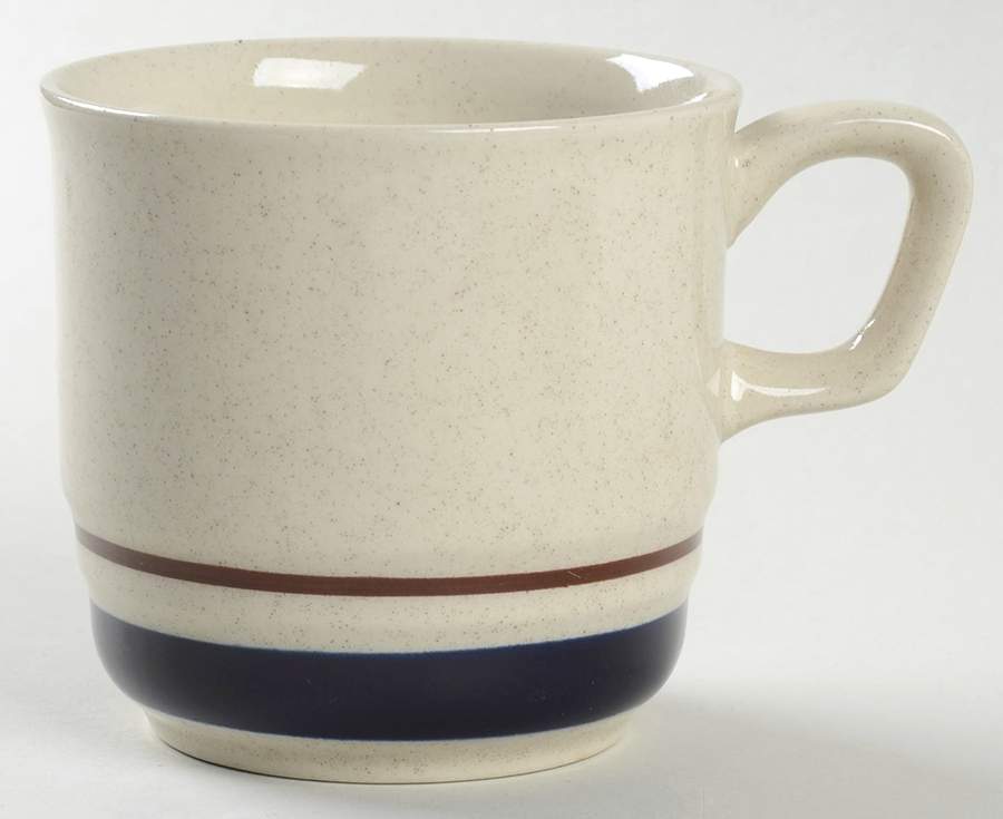 Chateau Cobalt Blue Flat Cup by Yamaka-1