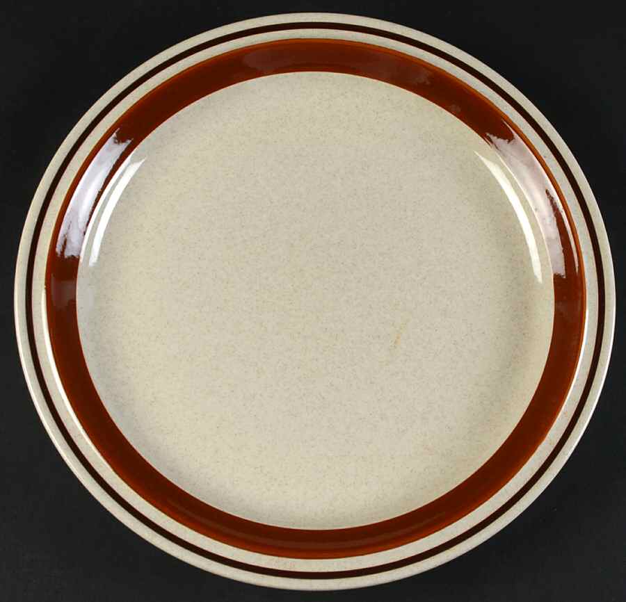 Chateau Sienna Brown 12" Chop Plate (Round Platter) by Yamaka-1