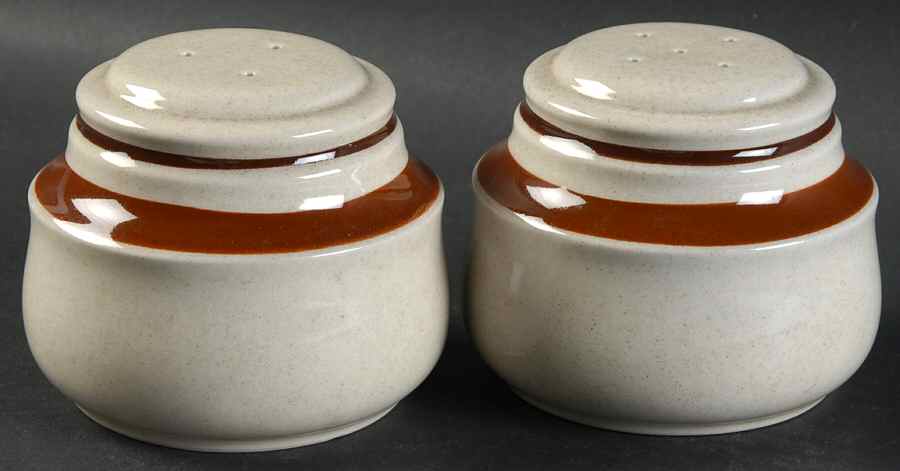 Chateau Sienna Brown Salt & Pepper Set by Yamaka-1