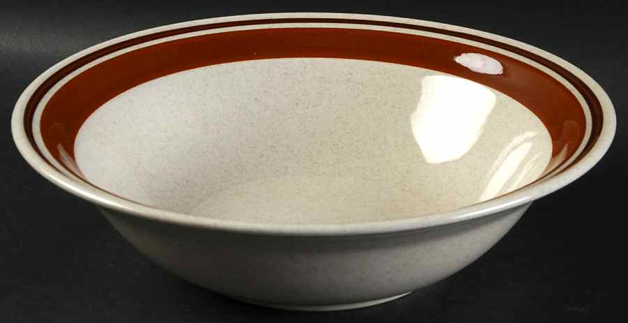 Chateau Sienna Brown 9" Round Vegetable Bowl by Yamaka-1
