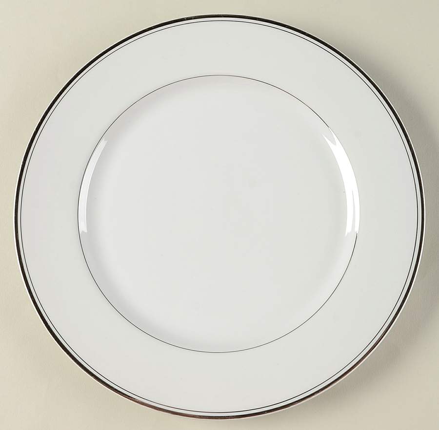 Crown Platino Dinner Plate by Yamaka-1