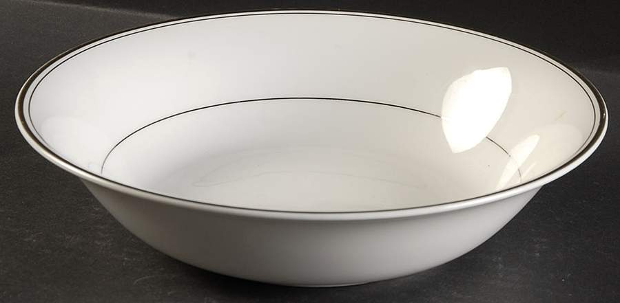 Crown Platino 9" Round Vegetable Bowl by Yamaka-1