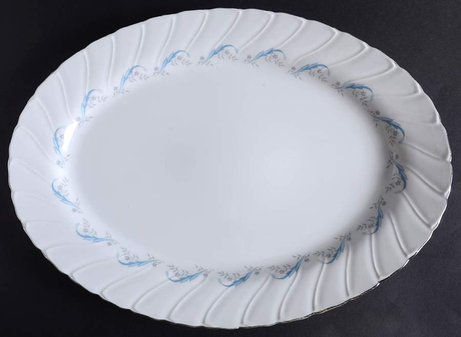 Elegance 16" Oval Serving Platter by Yamaka-1