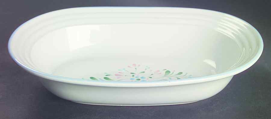 Fascino 10" Oval Vegetable Bowl by Yamaka-1