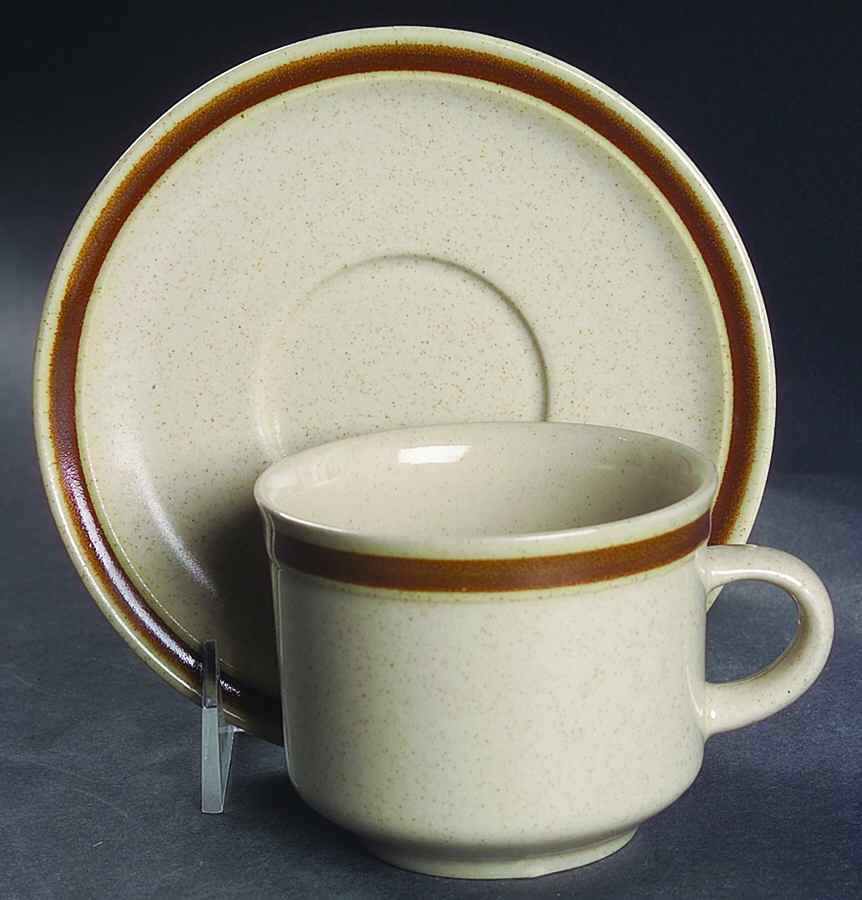 Floriana Flat Cup & Saucer Set by Yamaka-1