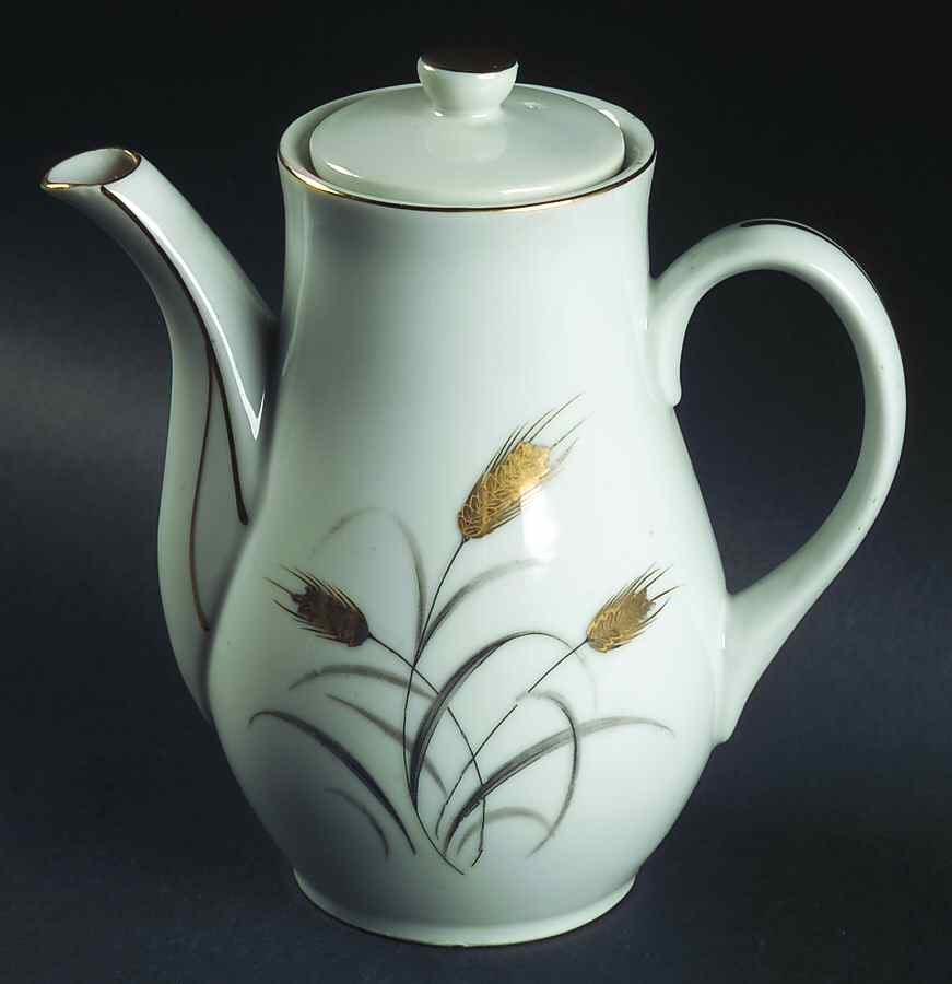 Golden Grain Mini Coffee Pot & Lid by Yamaka-1