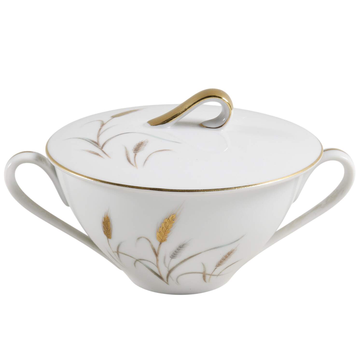 Harvest Queen Sugar Bowl & Lid by Yamaka-1