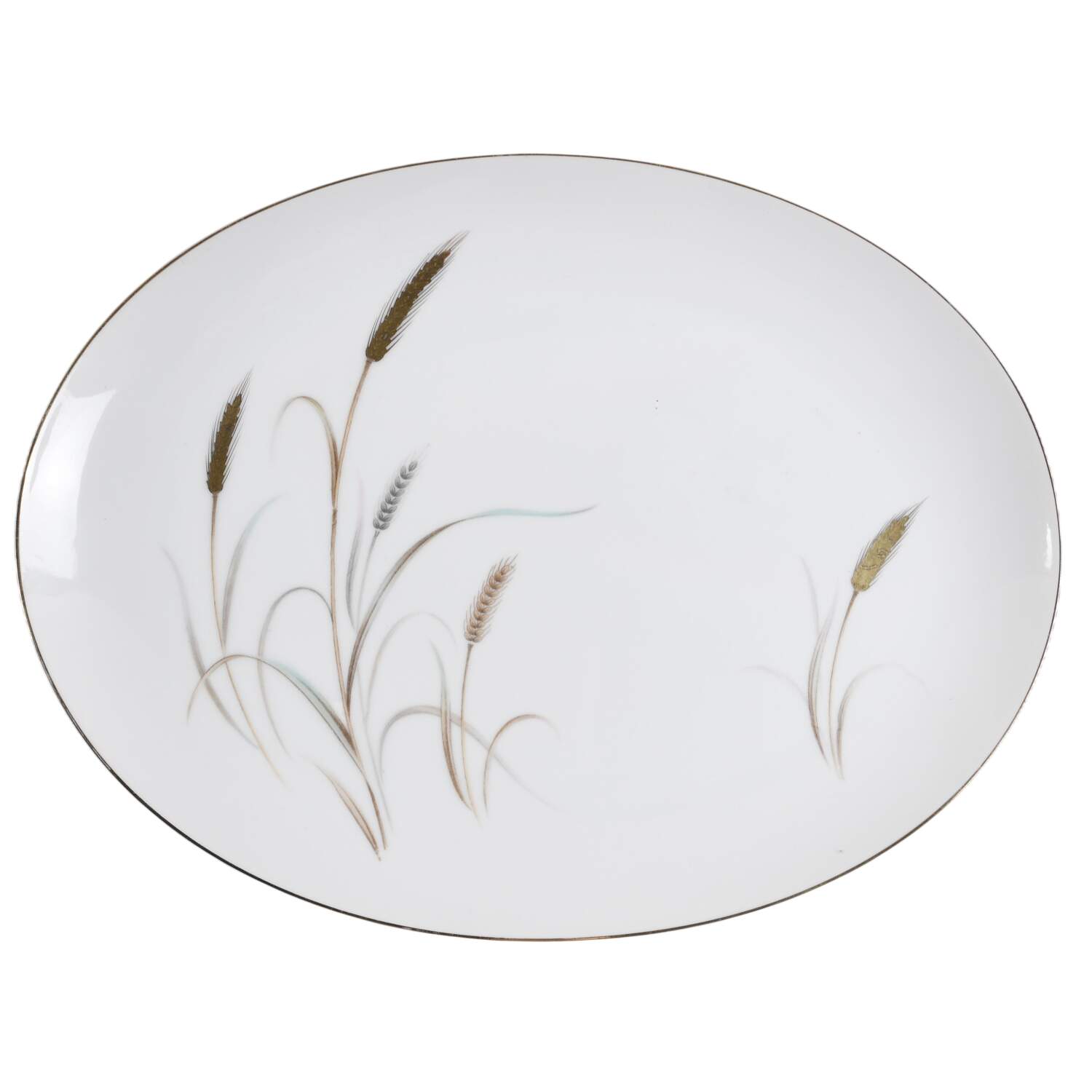 Harvest Queen 14" Oval Serving Platter by Yamaka-1