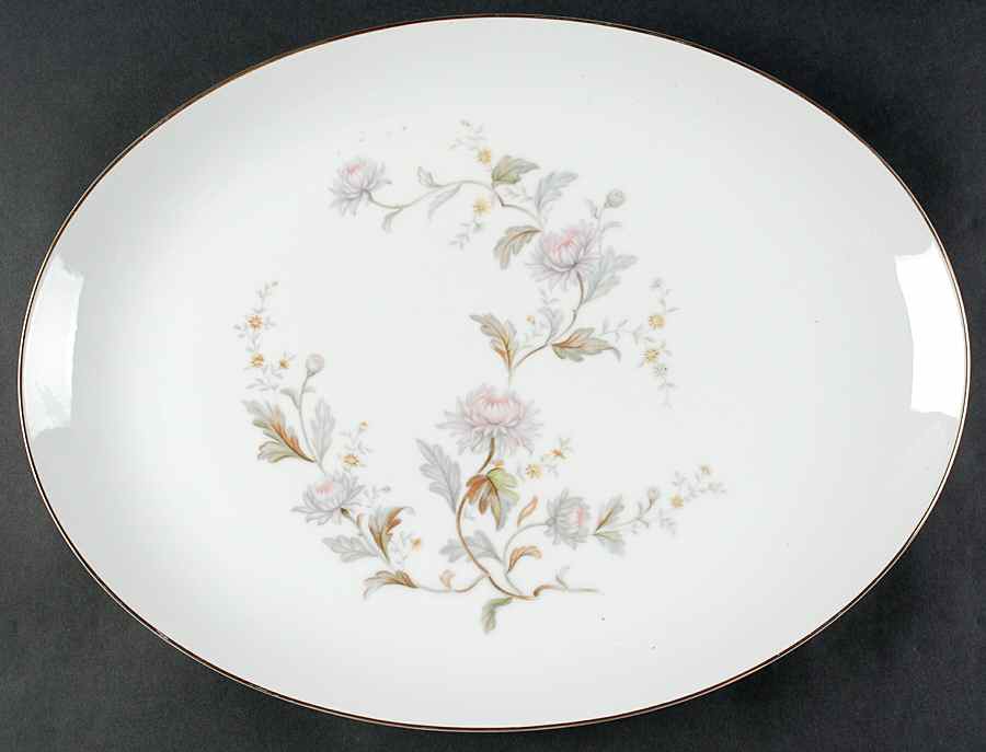 Kiku 16" Oval Serving Platter by Yamaka-1