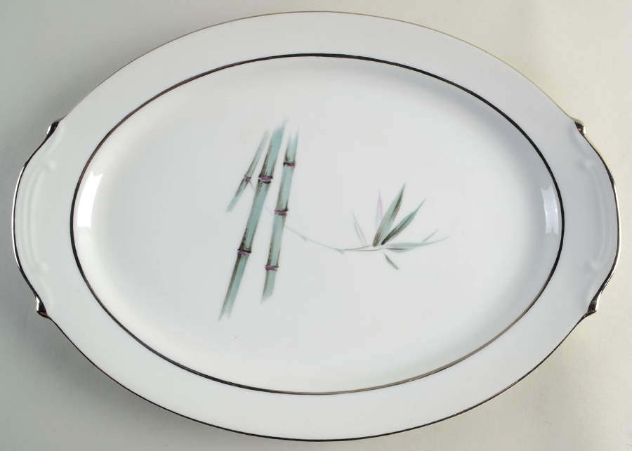Mandarin 16" Oval Serving Platter by Yamaka-1