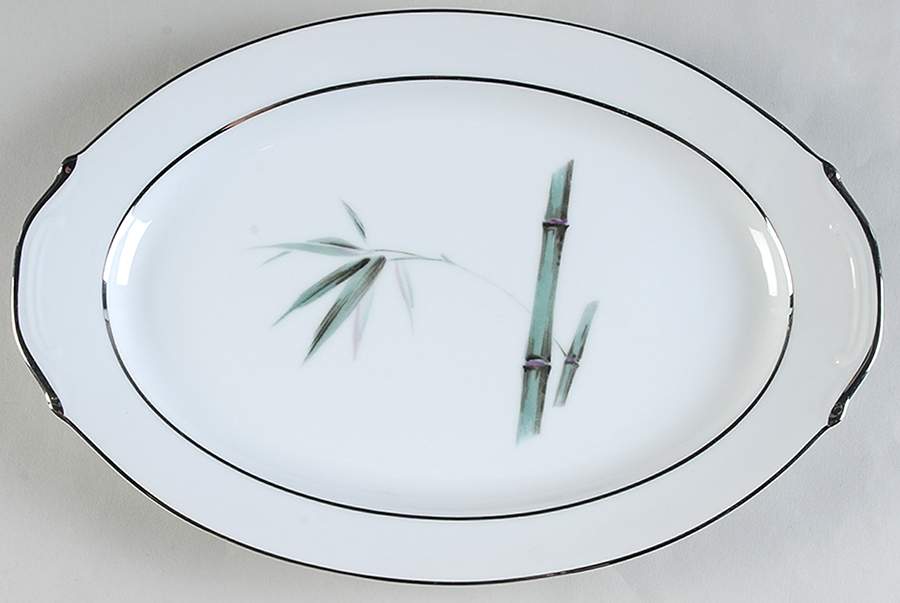 Mandarin 12" Oval Serving Platter by Yamaka-1