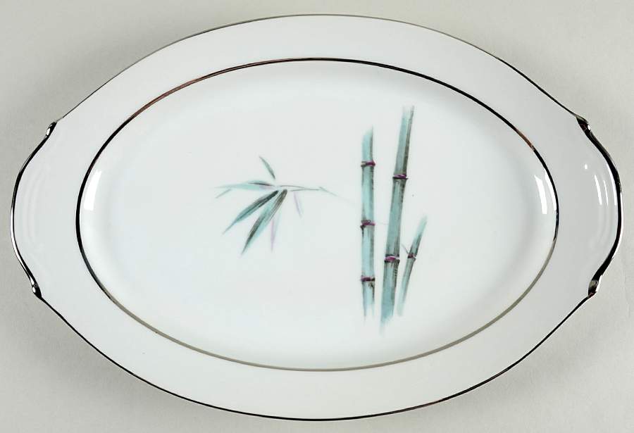 Mandarin 14" Oval Serving Platter by Yamaka-1