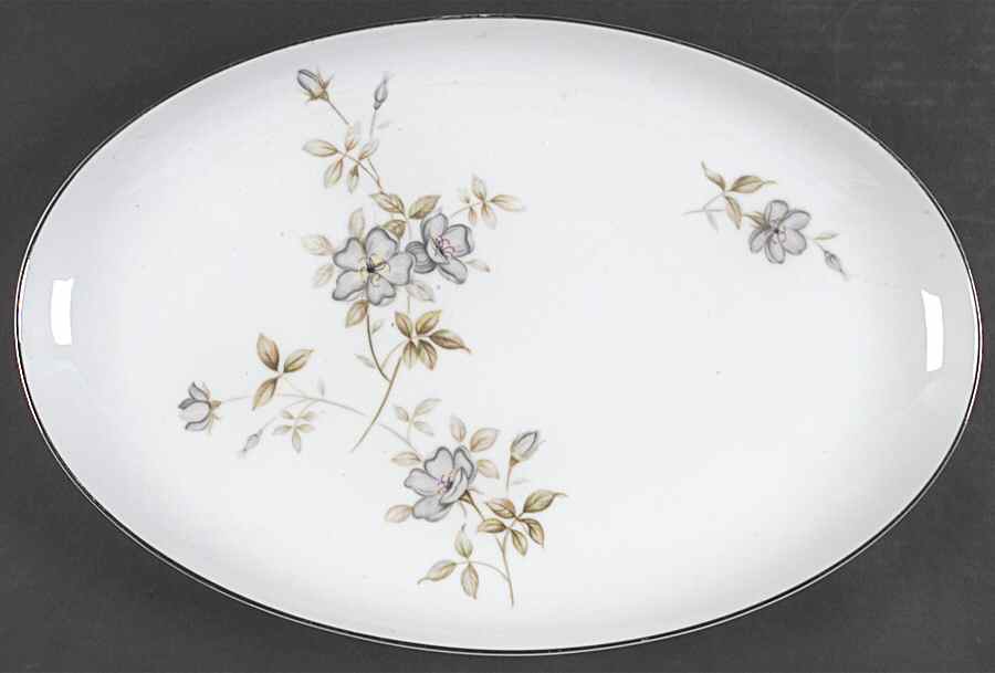 Maytime 14" Oval Serving Platter by Yamaka-1